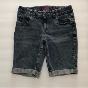 Girls Arizona Jean Co Dark Denim Bermuda Shorts